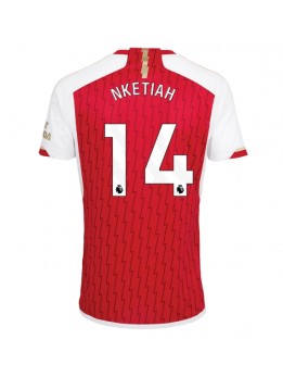 Billige Arsenal Eddie Nketiah #14 Hjemmedrakt 2023-24 Kortermet